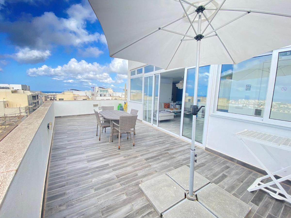 Apartamento Penthouse "Maltese Scent" Mellieħa Exterior foto